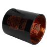 Glass Votive Candle Holder Night Owl Durable Odorless Black Glass Romantic Tealight Candle Holder