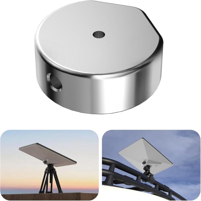 1/4 Screw Round Mount Adapter Aluminum Tripod 1/4 Screw Adapter Bracket Pipe 1/4 Screw Adapter