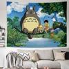 Hayao Miyazaki Totoro Hintergrundtuch Ins Hängetuch Anime Hängende Malerei Wand Kopfteil Wandteppich Zimmer Schlafsaal Wandtuch