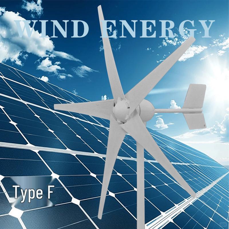 Fenglun 300W Five-Blade Wind Turbine for Home Monitoring Systems