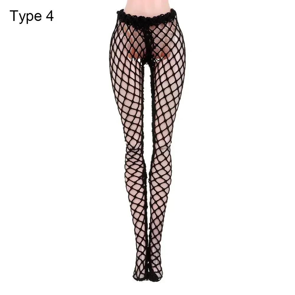 1/6 Doll Silk Stocking Small Fishnet Tights Miniature Pantyhose Plaything Panty Hose Elastic Legging Suit Bottoms Sock Doll Accessories