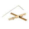 1Set Adjustable Bell Brass Bass Bridge Nut Guitar 38Mm For 4 String Bass Guitar Piano Pillow Accessories