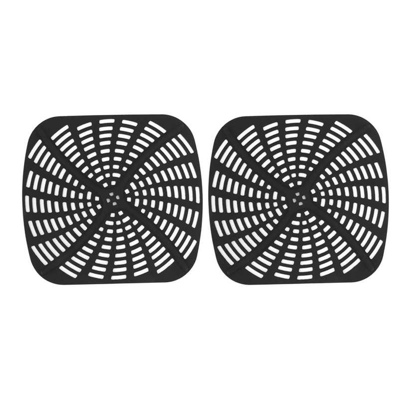 2pcs Fryer Reusable Silicone Liner Scratch Resistant Fryer Liner Mat Foodi AG301 Fryer