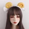 Cute Cartoon Sheep Ear Korean Plush Lamb Headband Hair Hoop Hair Accessories