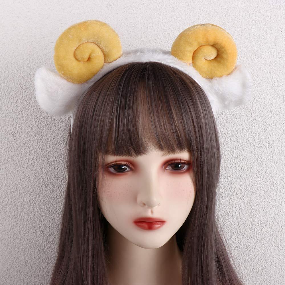 Cute Cartoon Sheep Ear Korean Plush Lamb Headband Hair Hoop Hair Accessories