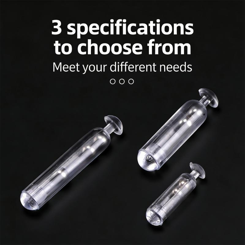 Fly Tying Baits Making Accessories for Hard Baits Plastic Sound Rattles Fly Fishing Lure Jig Rattle Insert Tube