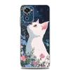 Phone Case For Xiaomi Redmi Note 15 14 13 12 4G 10 11 Pro Plus 5G 14C 13C 12C 10C Clear TPU Cover Cat Van Gogh Starry Sky