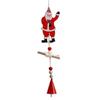 Christmas Style Decoration Wooden Xmas Tree Bell Hanging Pendant Ornament Handmade DIY Wood Crafts Kids Gift Party Decor