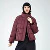 White Duck Down Jacket Women's Short Winter New Versatile Fashion Thin Stand-up Collar Small Coat