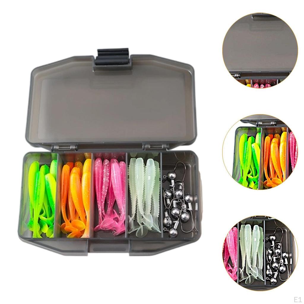 Artificial Fishing Lures with Luminous Gear Kit for Men Anglers Bass