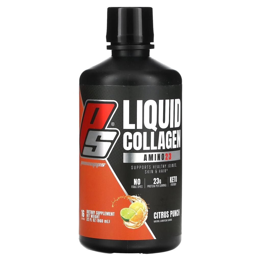 Amino23 Liquid Collagen, Citrus Punch, 960Ml(32Fl Oz)
