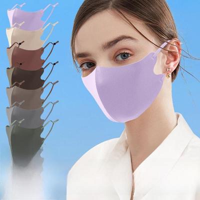 Αναπνεύσιμη Μάσκα Αντηλιακής Προστασίας από Μετάξι Πάγου με Θηλιές για τα Αυτιά και Προσαρμόσιμο Λογότυπο