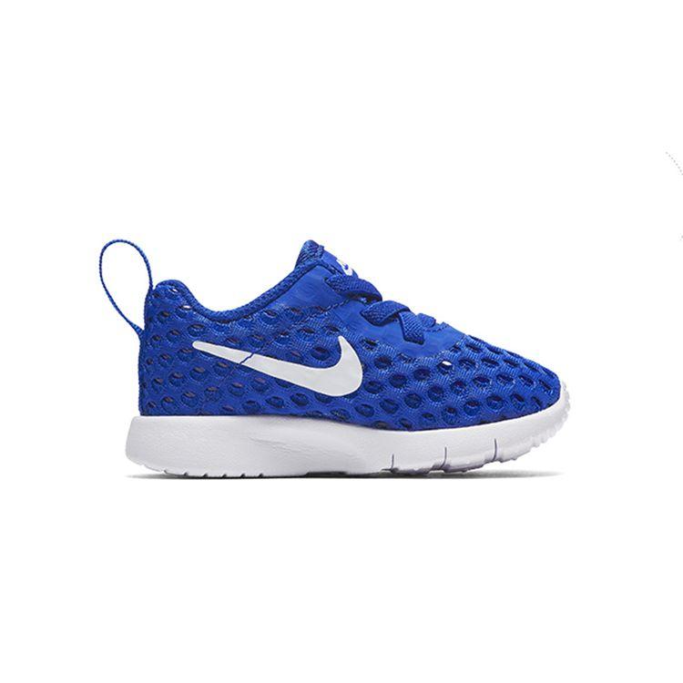 Nike Tanjun Br Blue Slip Resistant Durable Low Top Sports Casual Shoes Baby Sneaker AO9605-400