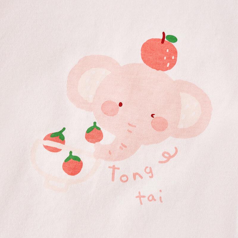 TONGTAI Baby Pure Cotton Long Sleeve Pullover T-Shirt