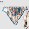 Pañuelo de seda cuadrado estilo coreano para mujer de 70 cm: Protector de Cuello de Moda, Versátil y de Gama Alta para Primavera y Otoño