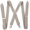 Bretelle da Uomo Regolabili Elastiche Schiena a X Bretella da Donna per Pantaloni Larghezza 2,5 cm 4 Clip Bretelle Elastiche Regolabili Posteriori