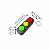3D Printed Fidget Clicker Keychain Lightweight Portable Traffic Light Fidget Pleasant Touch Clickable Functions Backpack Charm