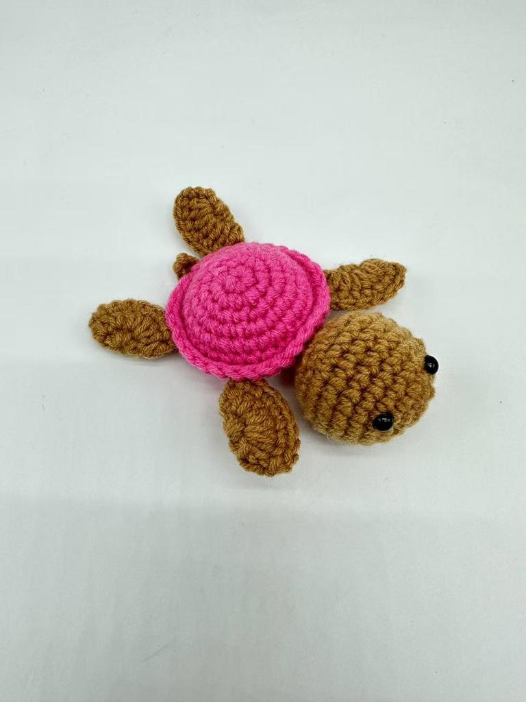 Handmade Crocheted Turtle Doll Home Room Decoration Funny Emotional Support Knitted Sea Turtle Plush Ornament Christmas Gifts