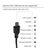 USB Charging Data Switches Cable, USB To Mini USB Charge Cable with ON/Off Switches for Hard Drive Camera Tablet Phone