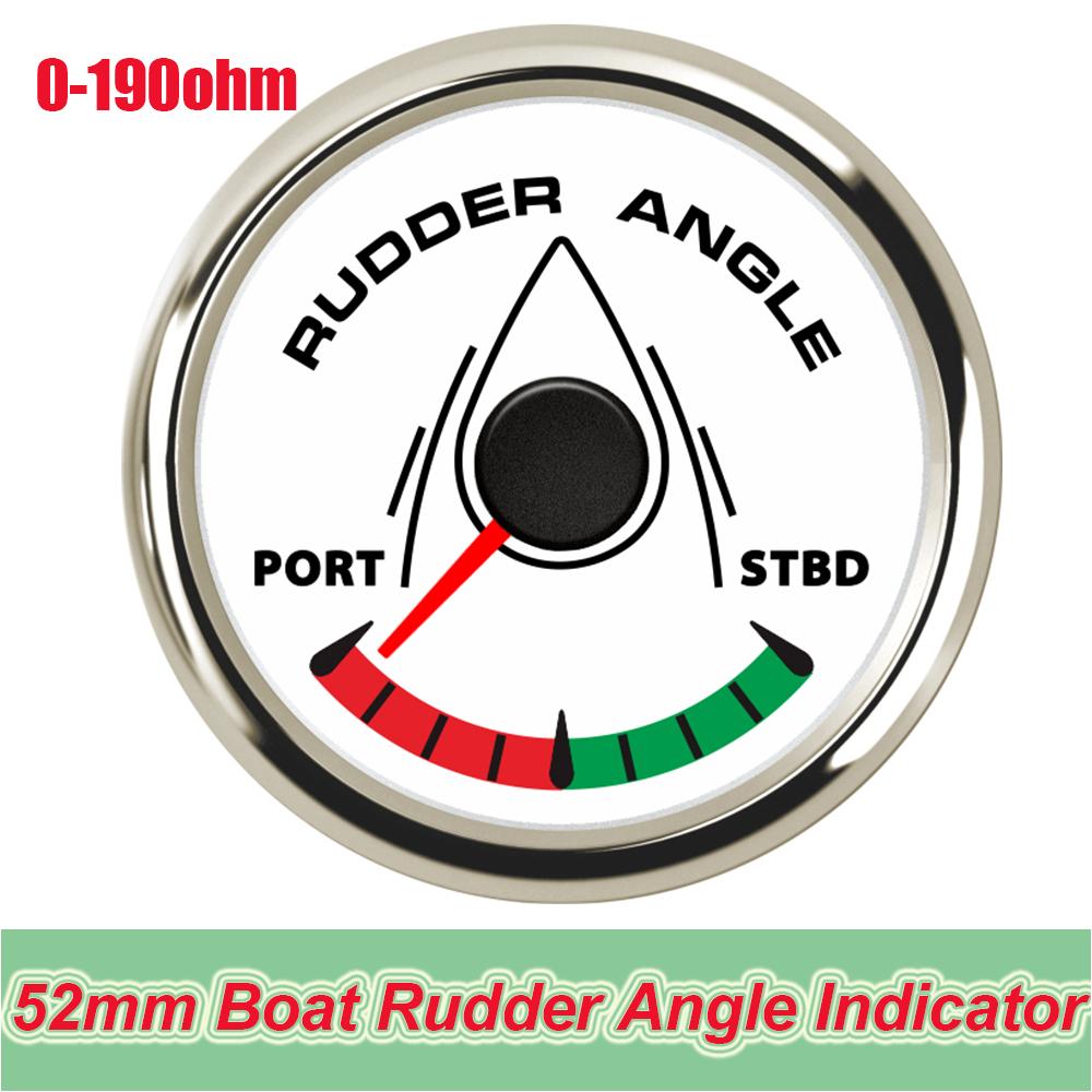 52mm Gauges Fuel Level Meter for Car Boat Yacht Gas Diesel Oil Tank Level Gauge Indicator 7colors LED Backlight Without Sensor