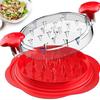 Chicken Chicken Breast Cooking Large Bread Chicken Grinder for and Twist Clear Ergonomic Dishwasher Safe Shredder, Tool, Shredder, Pork, Beef,