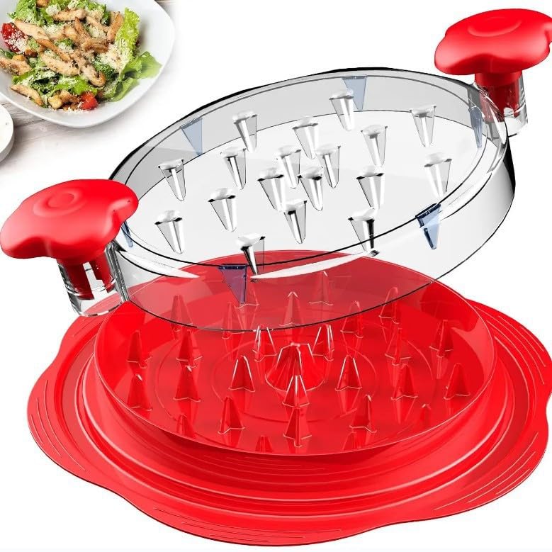 Chicken Chicken Breast Cooking Large Bread Chicken Grinder for and Twist Clear Ergonomic Dishwasher Safe Shredder, Tool, Shredder, Pork, Beef,