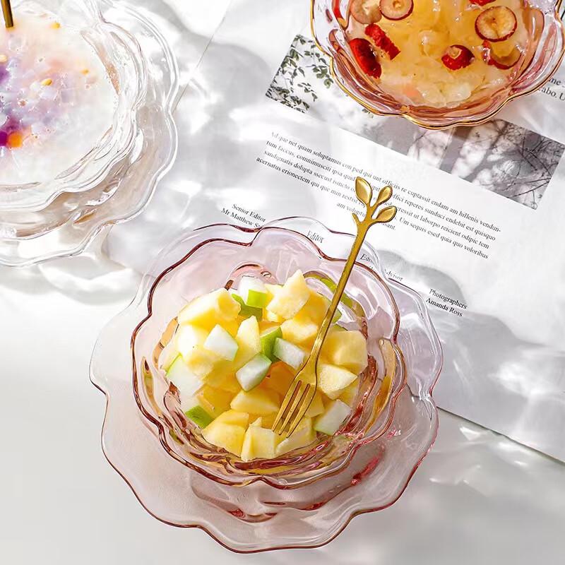 VAKADA Glass Dessert & Breakfast Serving Set