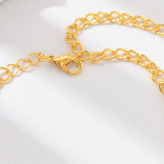 Fußkettchen für Frauen, ausgehöhltes Herz, doppellagiges Strass-Dekor, verstellbare Länge, polierter Damen-Fußkettchen, Fußkettchen, Geschenk zum Geburtstag oder Jahrestag