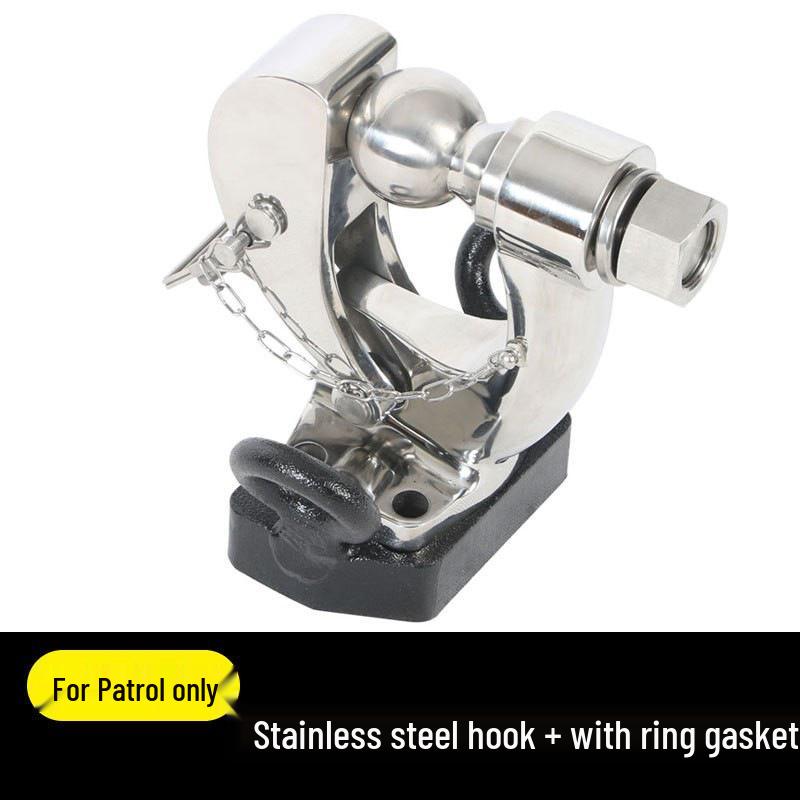 Nissan Patrol Y62 Trailer Hitch & Y61 Stainless Steel Quick Release Towing Hook
