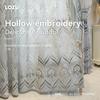 1PC LOZOJOJU European Style Fashionable High-end Hollow Out Curtains, Polyester Fiber Jacquard Curtains for Living Room Bedroom Home Decor
