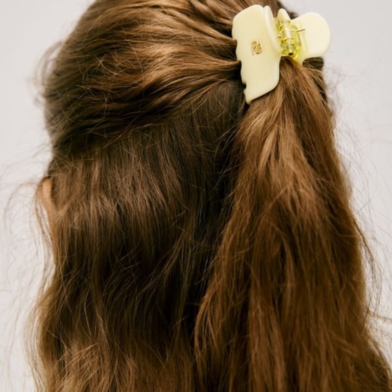 DEPOUND pastel hair claw (S) - yellow