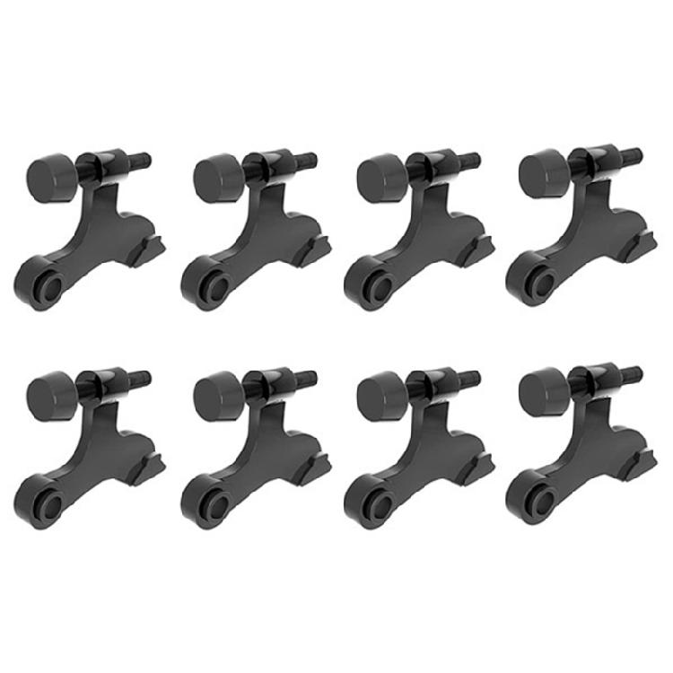 Door Top Hinges set US Type Door Stoppers set Heavy Duty Door Support Metal Hinges Pin Door Stop Simple Installation