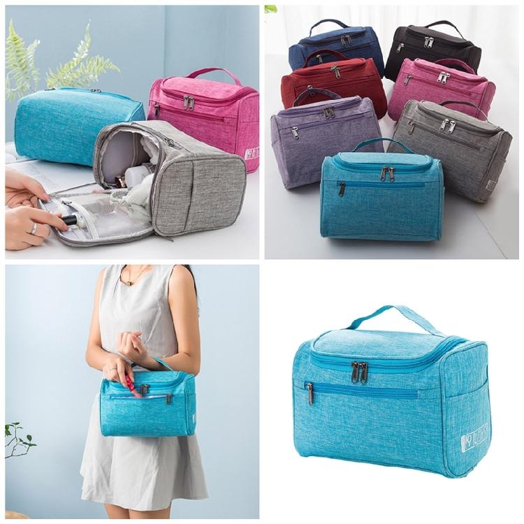 Convenient Cosmetic Case for Travel Bathroom Hangable Toiletry Pouch Makeup Case