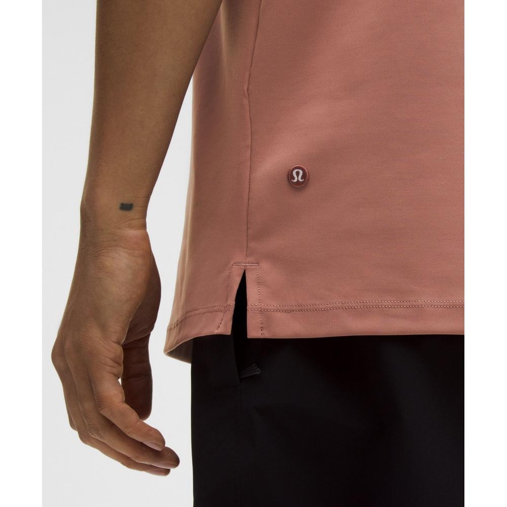 Lululemon Men S Showzero  claSSic Fit Polo Shirt Red Clay