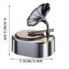 Solar Air Freshener Car Solar Power Aromatherapy Diffuser Fragrance Diffuser Rotating Phonograph Decor For Interior Dashboard