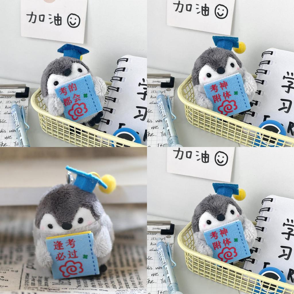 Cute Scholar Penguin Plush Inspiring Graduation Gift For Boys And Girls Pp Cotton Filled