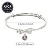 925Hypoallergenic, sweet, fresh, and stylish bow bracelet, a high-end exquisite gift suitable for all seasons, can be given to a girlfriend as a