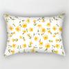 30x50cm Tropical Plant Polyester Pillow Cases Sofa Chair Living Room Home Decoration Green Leaves Plant Sunflower Pillowcase