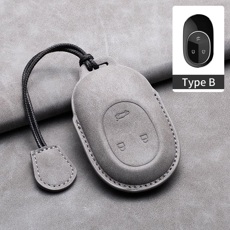 For NIO ALL Series Multi-styles Car Smart Key Case Cover Key Pack Remote Protection Sleeve Buckle/Rope Auto Special Accessories