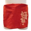 Edoten Etchu Fundoshi (Loincloth) - Made in Japan, 100% Cotton, Discharge-Dyed, Stylish Japanese Pattern, Men's, One Size Fits All, Camellia, Red