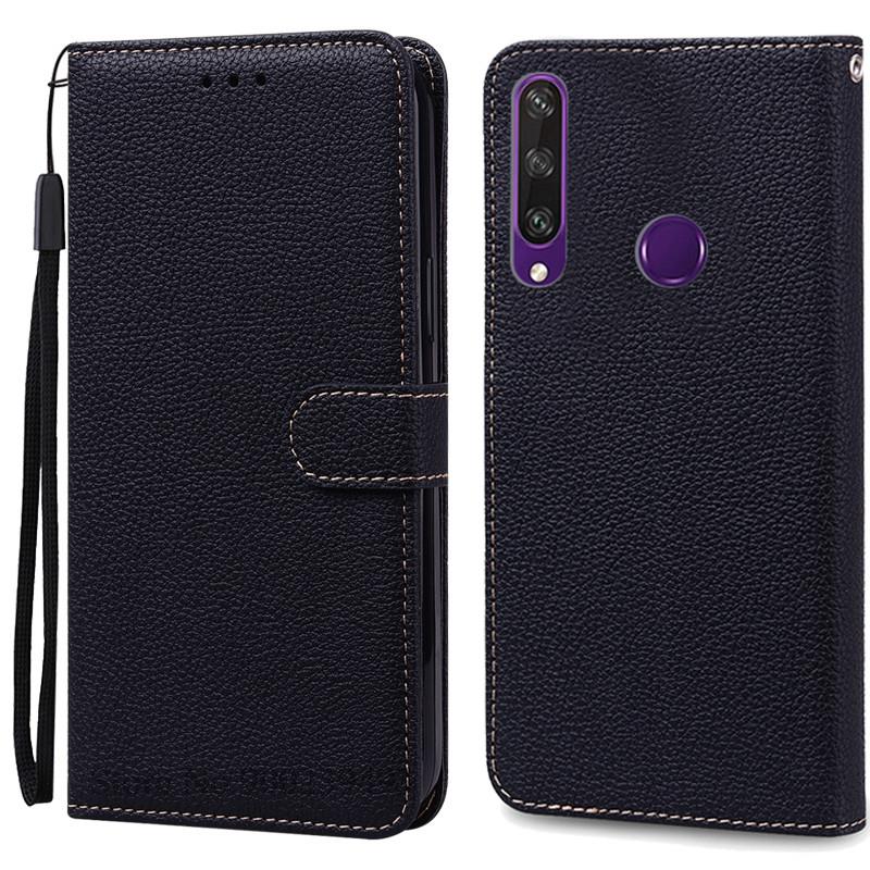 Pro pouzdro Huawei Y6P Kožené peněženkové vyklápěcí pouzdro Pro pouzdro Huawei Y6p MED-LX9N Měkký plný kryt Coque Fundas pro pouzdro Huawei Y6P
