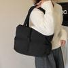 Women's Large Capacity Commuter Tote Bag: Trendy Autumn/Winter 2025 Simple Single-Shoulder Design