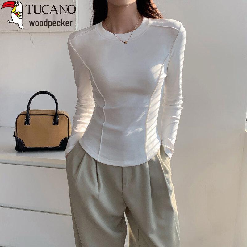 Woodpecker Women s Slim Fit Long Sleeve Cotton Base Layer T-Shirt M