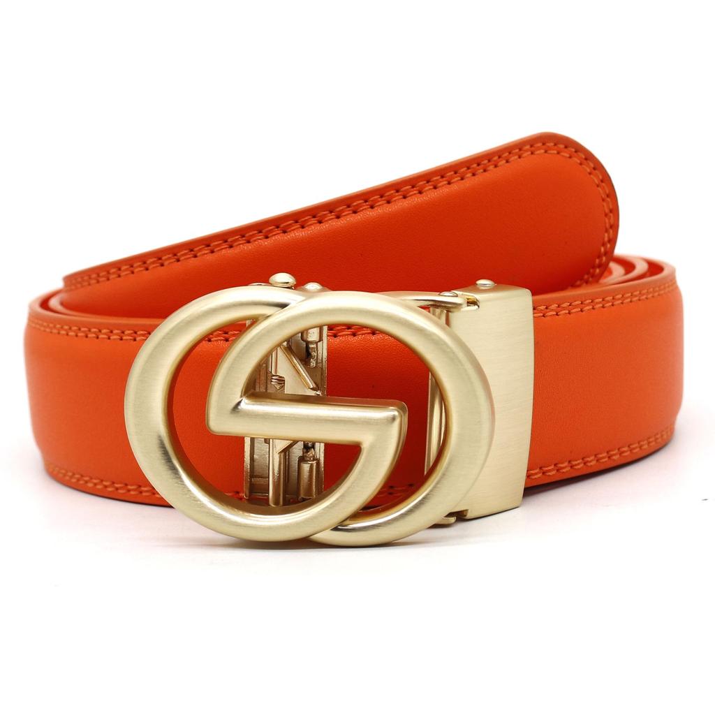 Genuine Leather Men's Belt - 10 Colors, Casual & Business, Soft Cowhide, Automatic Buckle Waistband