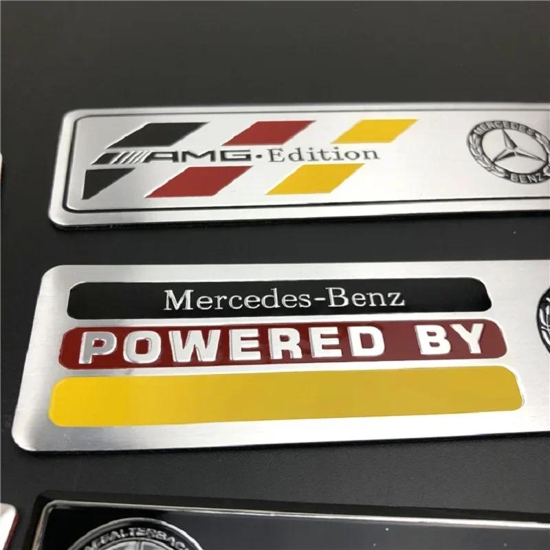 Car Body Tail Trunk Auto Emblem Sticker Accessories AMG For Mercedes Benz Brabus Maybach Smart W204 GLC CLA GLK W205 W203 W206 PP64