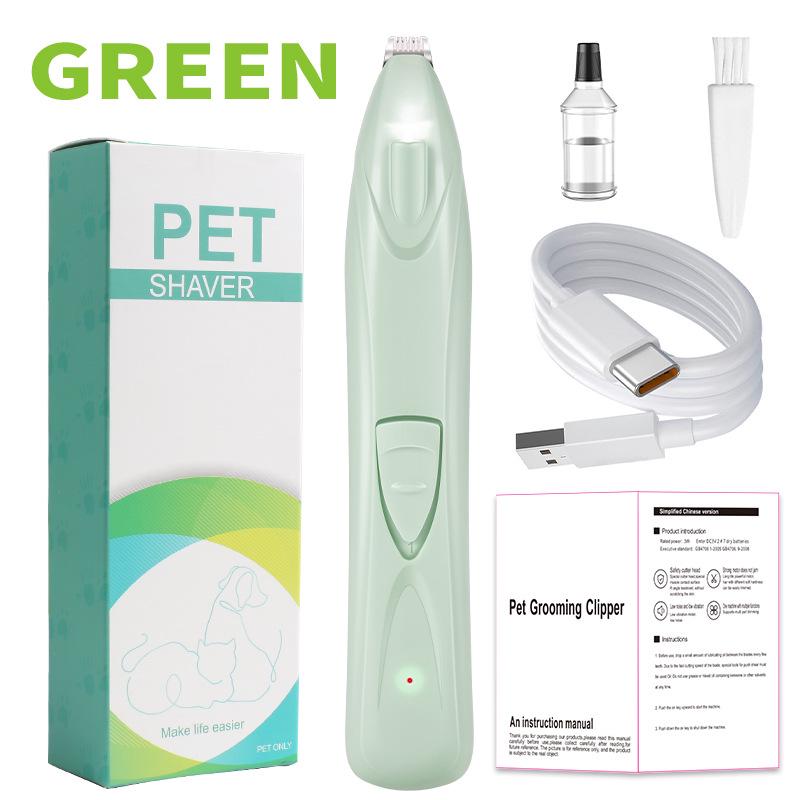 Elektrische Haarschneidemaschine für Haustiere: Katzen- & Hunde-Rasierer, Pfoten-Trimmer, Fußhaarentferner