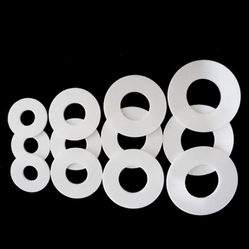 PTFE Gasket High Temperature Resistance Plastic King Flange Seal Washer Thick 1.25mm ID 3/4/5/6/7/8/9/10/11/11.2/12/12.5/13mm