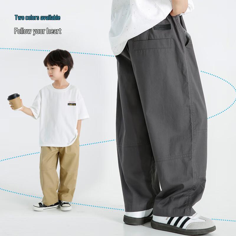 Pantaloni Cargo Casual Estivi in Cotone da Ragazzo