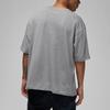 Jordan Flight Essentials Einfarbiges Logo-Patch Locker Geschnitten Rundhalsausschnitt Halbarm T-Shirt Herren Oberteile Carbongrau DZ7314-091