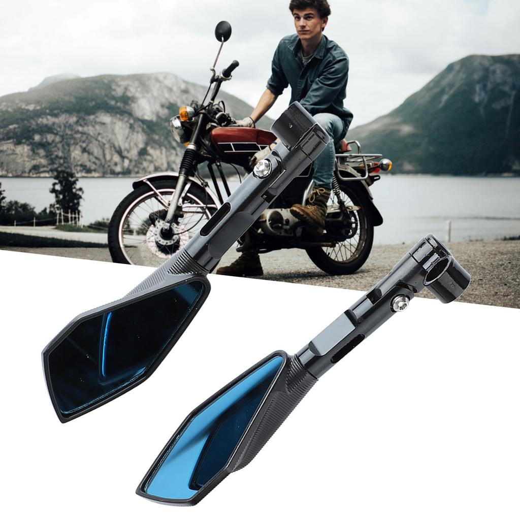 Rear View Side Mirrors   Aluminum Alloy Motorcycle Side Mirrors   for Electric Vehicle and Motorbike